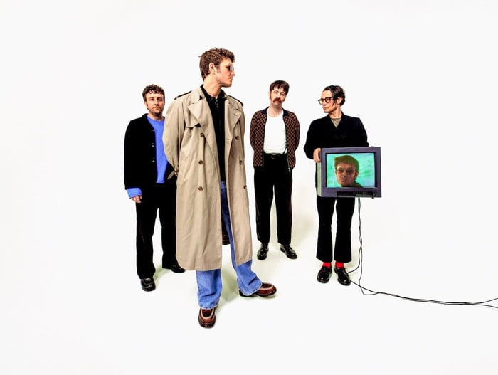 Yard Act’s moody, introspective band shot by James Winstanley
