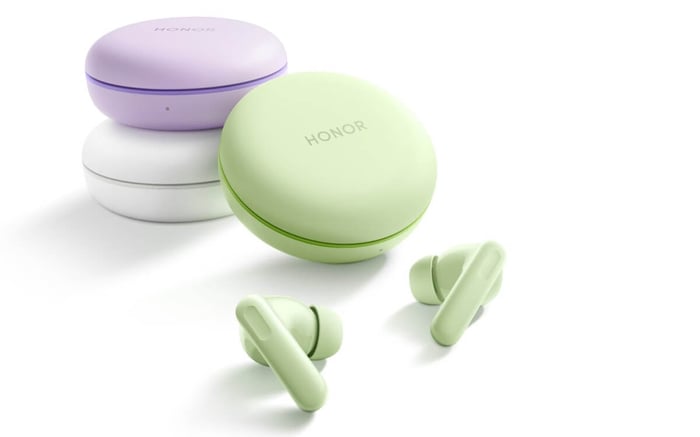 Colorful Honor Earbuds A Pro with chic case