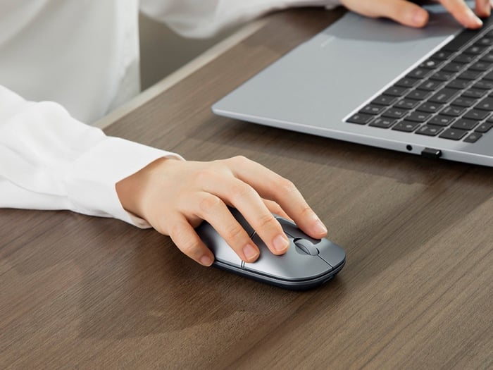Close-up of mouse buttons