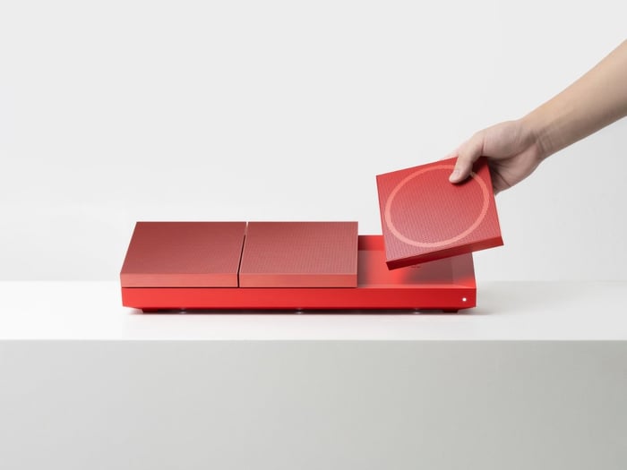 Butter wearable device worn on wrist showcasing haptic feedback