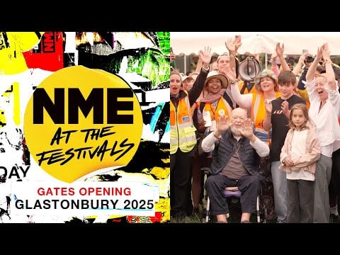 The Eavis family opening the gates to Glastonbury 2025