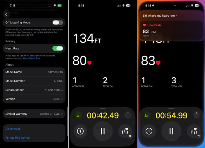 AirPods Pro 3 in charging case with heartbeat monitoring feature