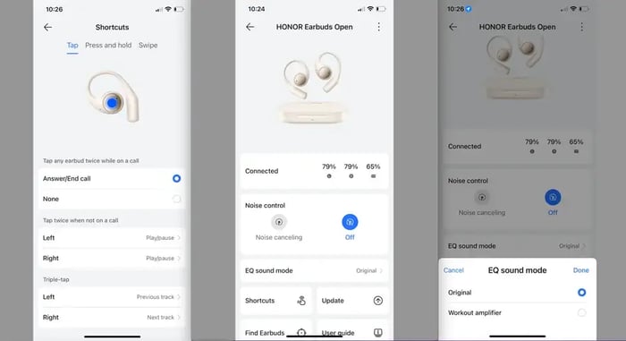 Honor Earbuds Open