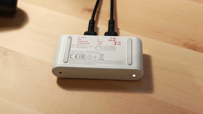 Playsync dock and Astro A20 X headset with new switch buttons