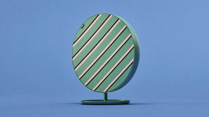 The Solskydd speakers sport a bold look with a nod to premium design.