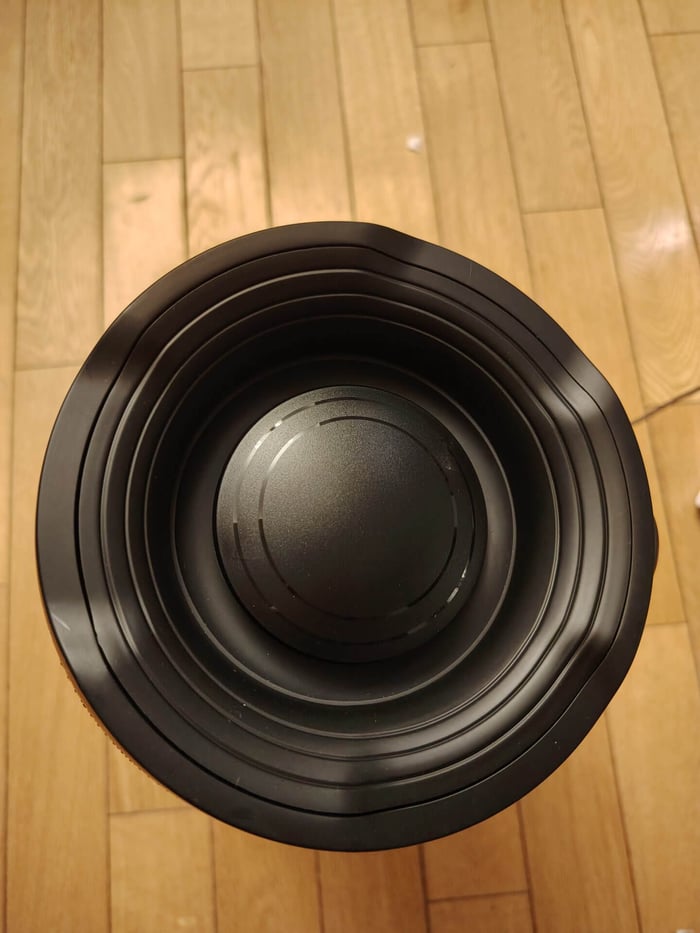 Speaker during outdoor sound test