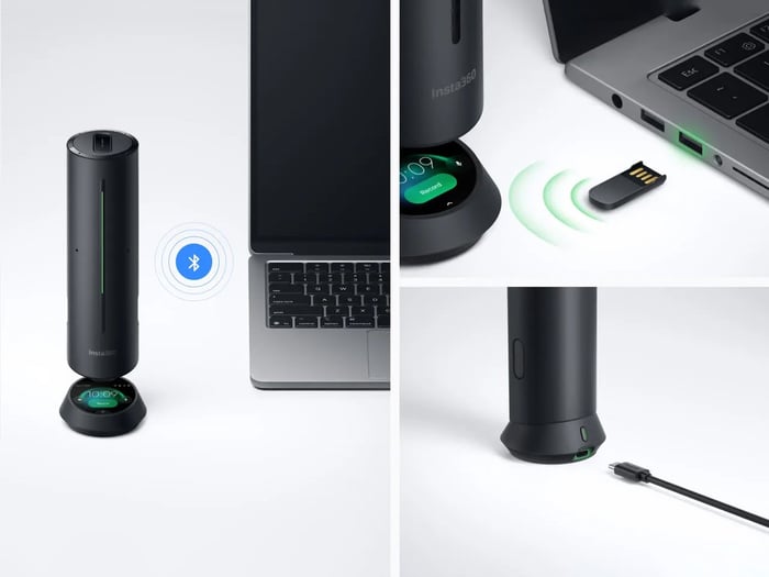 Discreet USB-C port and power button keep the Wave’s base clean and stable during lively discussions.