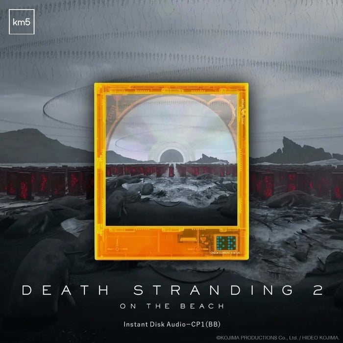 The CD player glowing softly in a dark environment