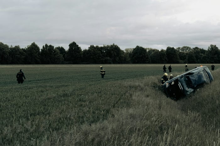 Haunting car crash imagery often symbolizes life’s chaos in music.