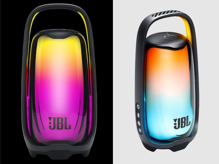 Pulse 6 in its full illuminated glory—ready to set the mood anywhere, anytime.