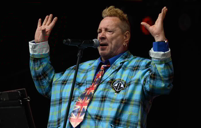 John Lydon performing live