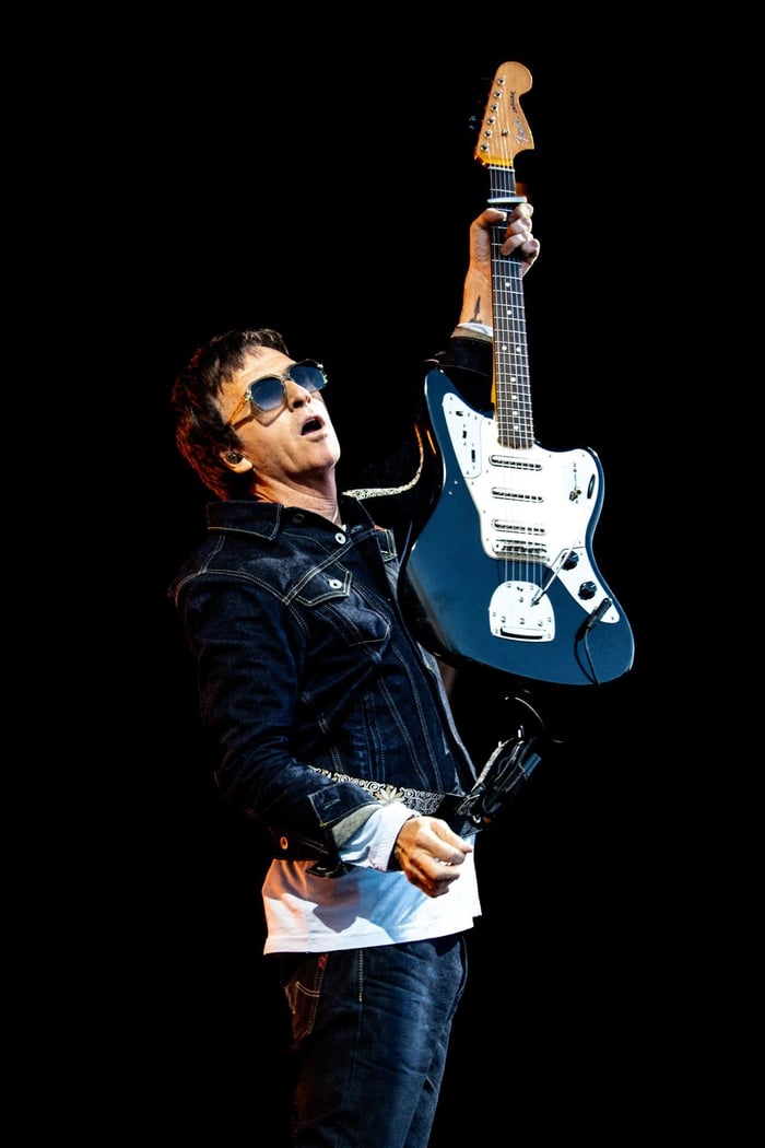Johnny Marr performing live in Manchester