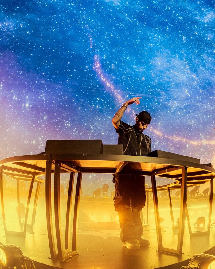 Portrait capturing ILLENIUM’s calm before the storm
