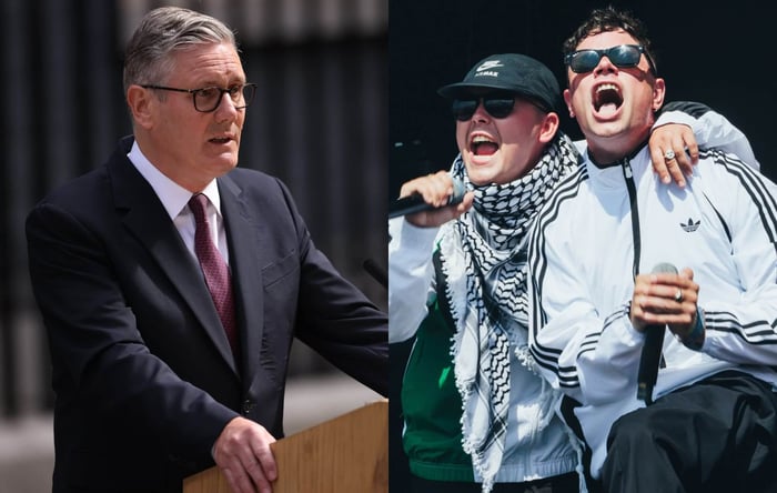Keir Starmer and Kneecap