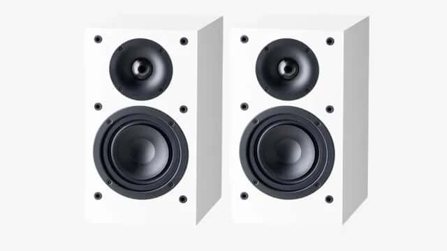 Paradigm Monitor SE Atom Speakers, elegant bookshelf speakers with pure aluminum dome tweeters for balanced sound