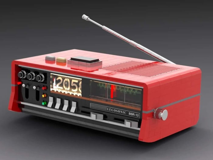 LEGO Bedside Radio front view