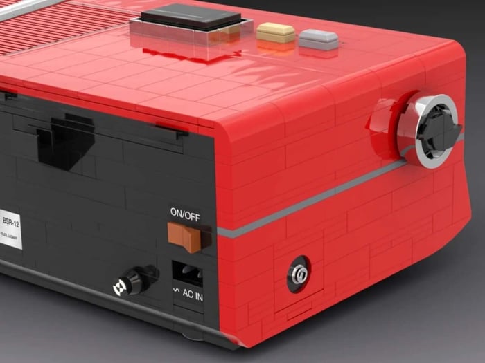 LEGO radio from different angles
