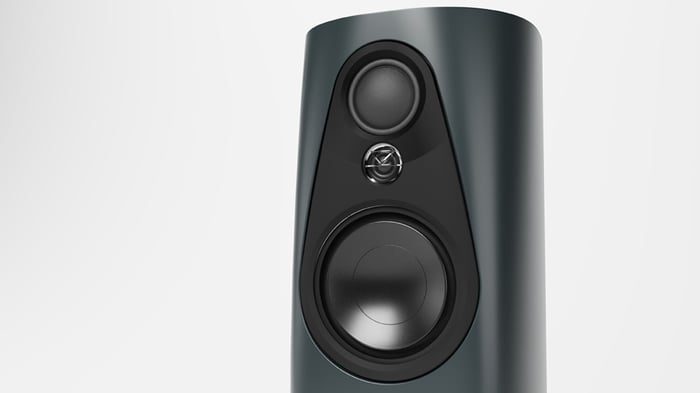 Close-up detail of the Linn 343 speaker driver