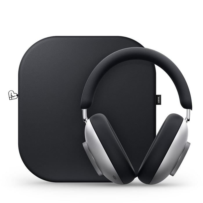 Craftsmanship in every stitch – aluminum frame and natural leather ear cups.