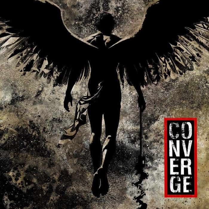 The striking cover art for Converge’s Love Is Not Enough album