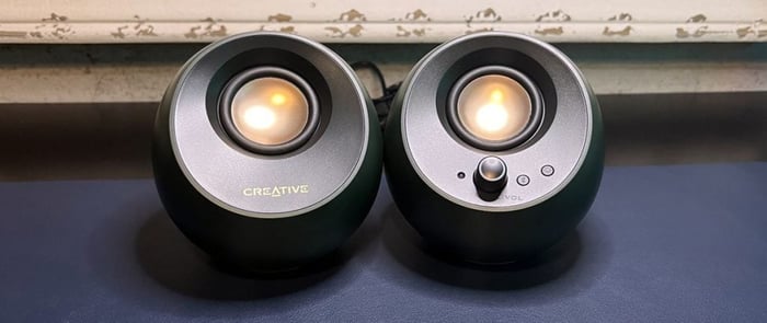 Compact budget Creative Pebble Pro speakers