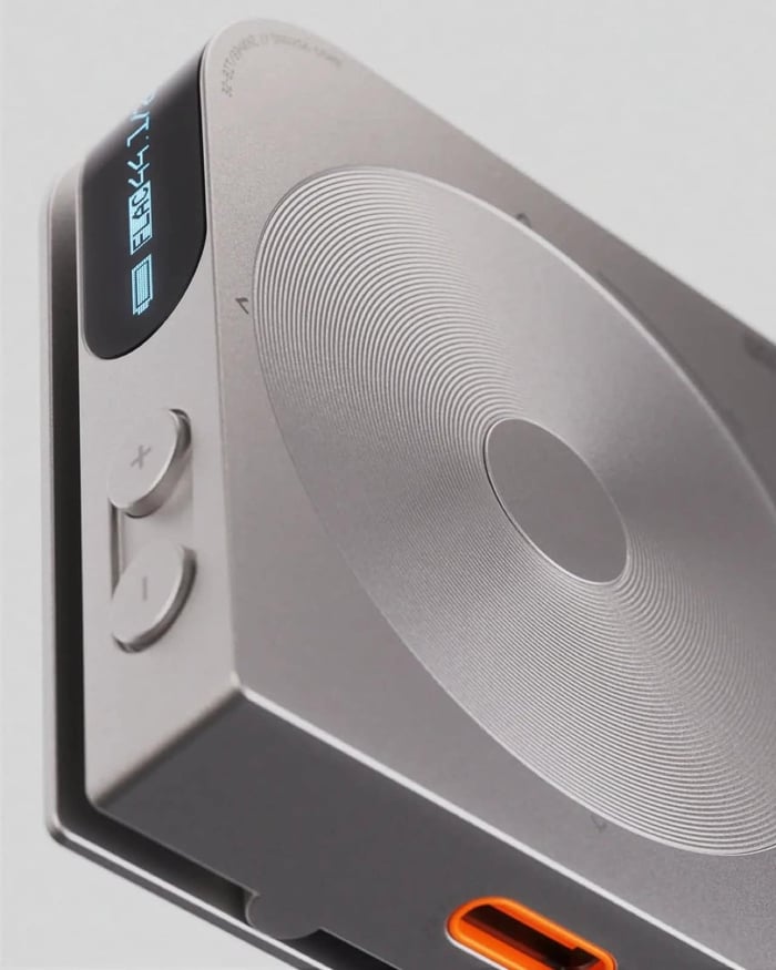 MAD-5 player with engraved specification plate