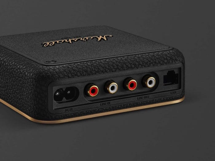 Marshall Heddon Hub RCA line-in for vinyl streaming