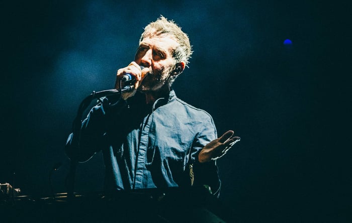 Robert Del Naja of Massive Attack leading the charge against injustice.