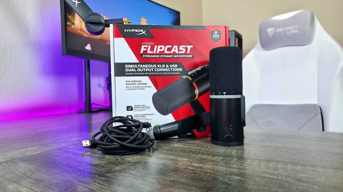HyperX FlipCast studio setup
