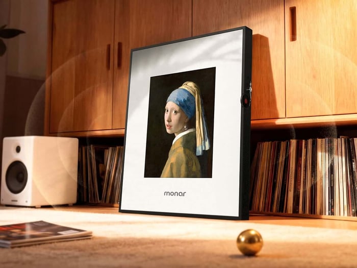 Monar Canvas Speaker blends wall art with hi-fi sound technology.
