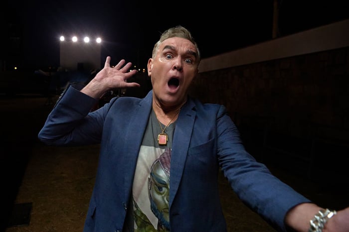 Morrissey promotional image for Make-Up Is a Lie