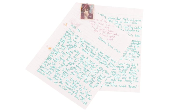 Morrissey’s adolescent letters reveal his early ambitions