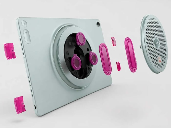 Speaker assembly of Moto Pad 70 Groove