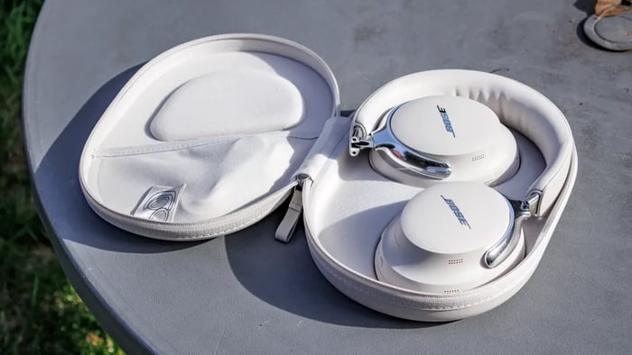 Soft faux-leather ear cushions make for marathon listening sessions without fatigue.