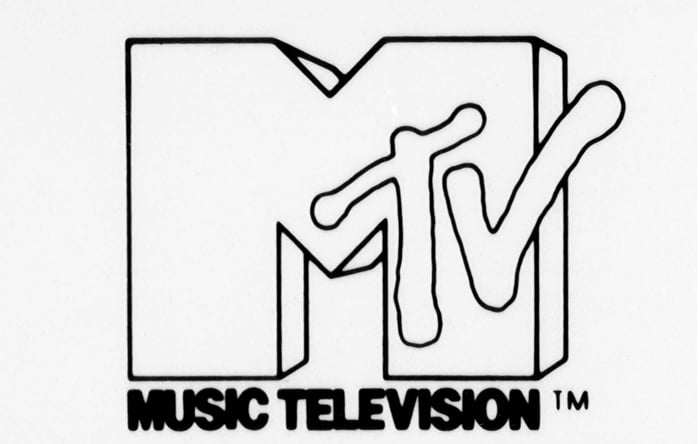 The iconic MTV logo from its early days, symbolizing an era of music television