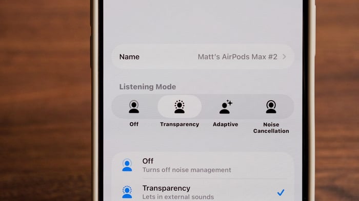 Apple AirPods Max 2 active noise cancellation in action