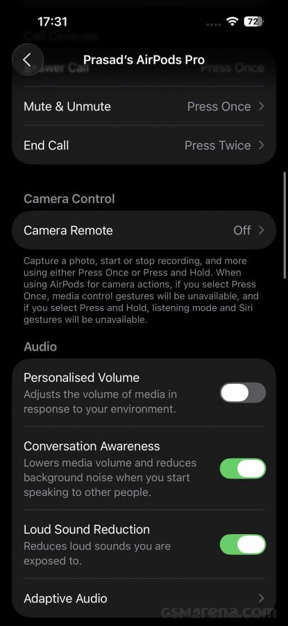 More AirPods Pro 3 features