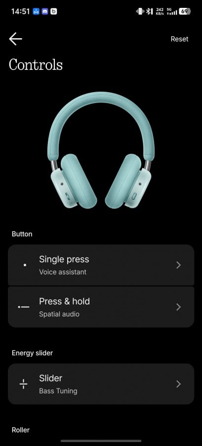 ANC microphone placement on CMF Headphone Pro.