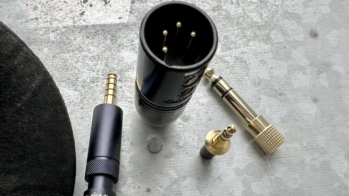 Close-up of FiiO FT5 planar magnetic driver