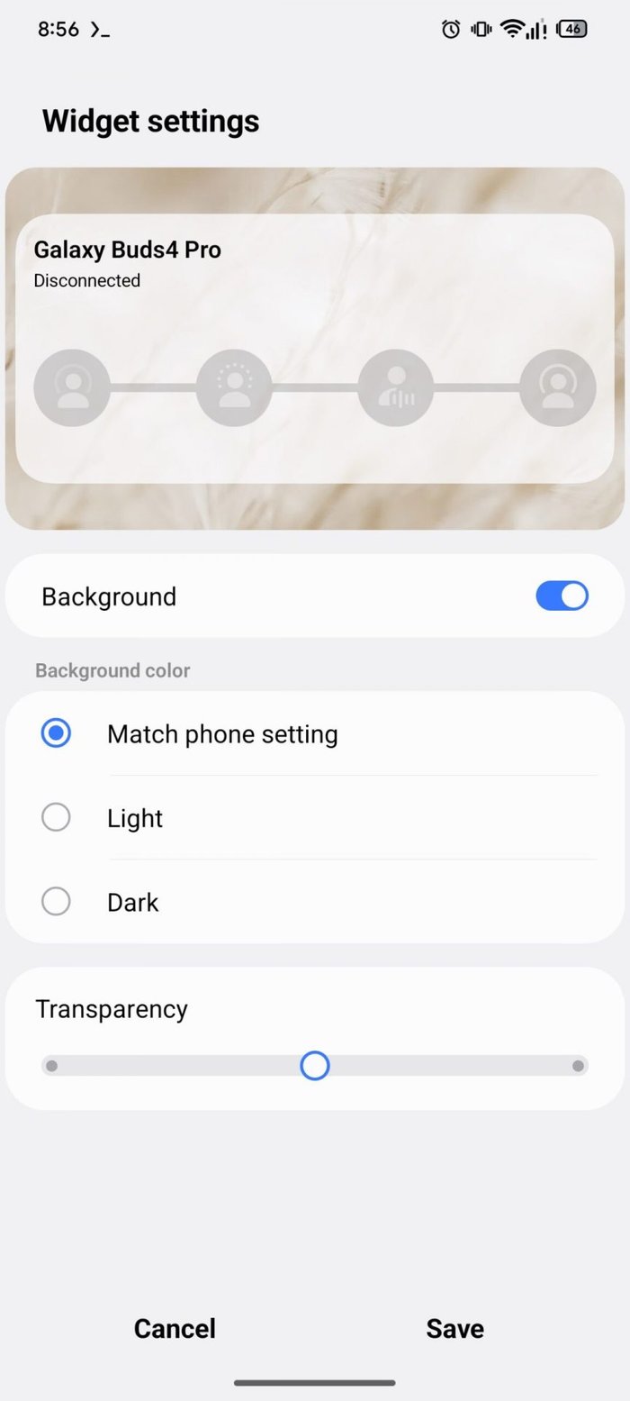 Galaxy Buds 4 and Buds 4 Pro interface details in One UI