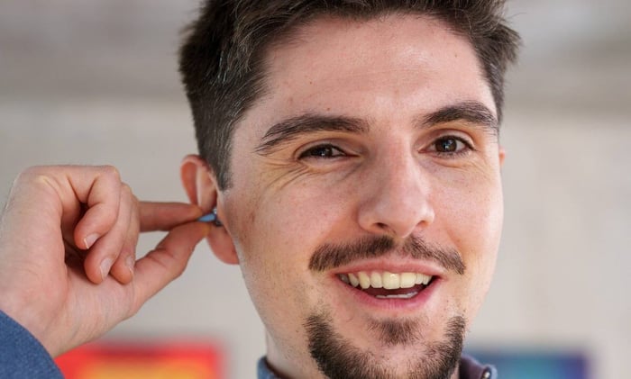 Symmetrical design lets you wear the FreeClip 2 earbuds whichever way feels best