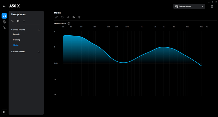 Logitech G Hub software interface
