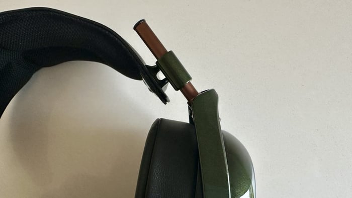 Close-up of Meze Audio Strada headphones