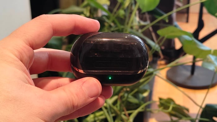 Front view of Soundpeats H3 earbuds highlighting their sleek design