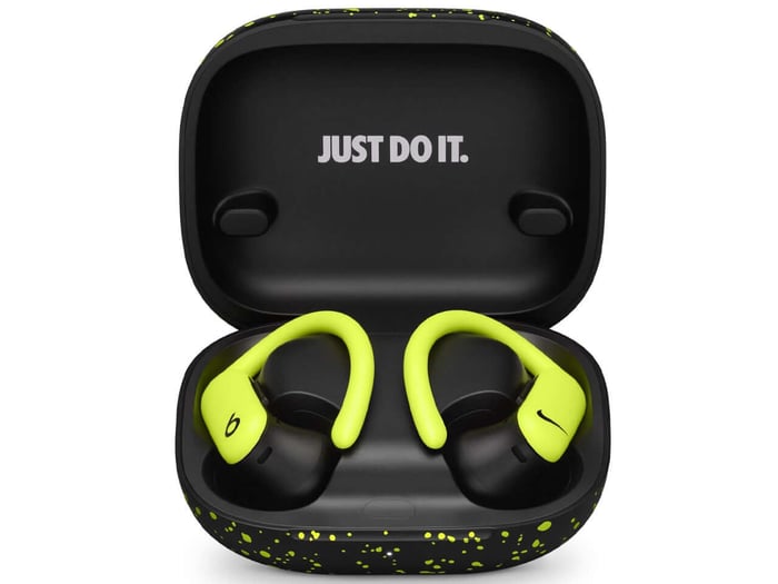 Powerbeats Pro 2 earbuds with charging case