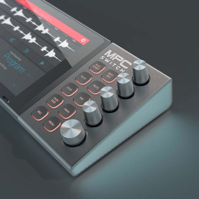 Detailed look at the buttons and sliders making music production accessible on-the-go