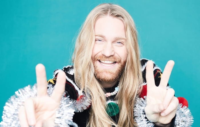 Sam Ryder during his Eurovision campaign