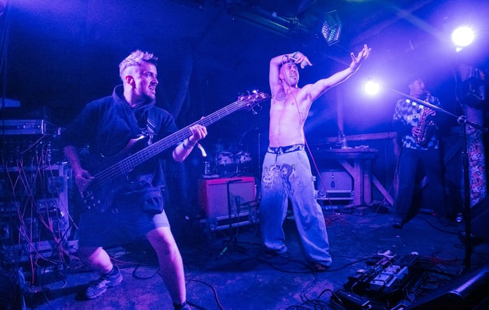 Maruja performing live at Glastonbury