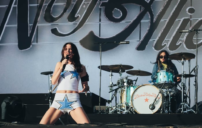 Wolf Alice live at Glastonbury 2025, photo by Andy Ford