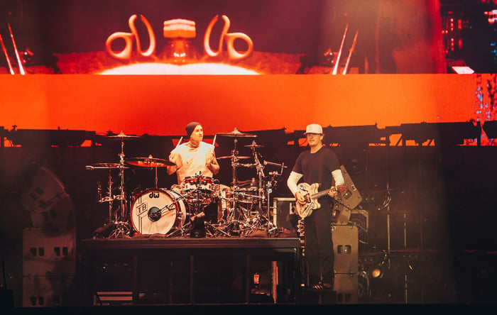 Blink-182 live at Reading 2024, photo by Andy Ford